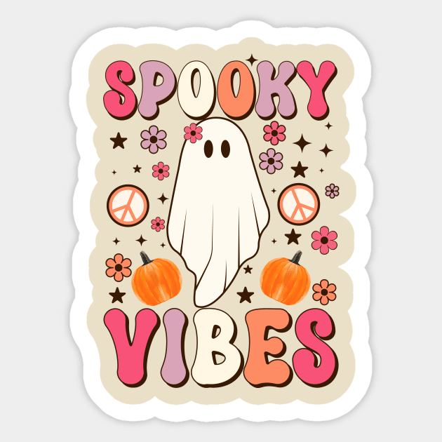 Spooky Vibes Sticker by LMW Art